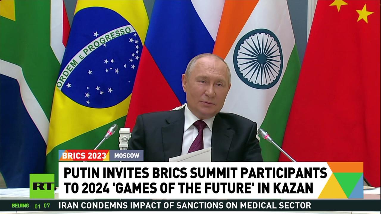 Putin invites BRICS summit participants to 2024 ’Games of the Future’ in Kazan