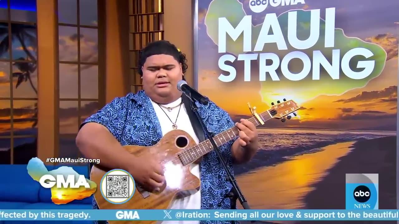 ‘American Idol’ winner and Hawaiian Iam Tongi performs 'Starting All Over Again' l GMA