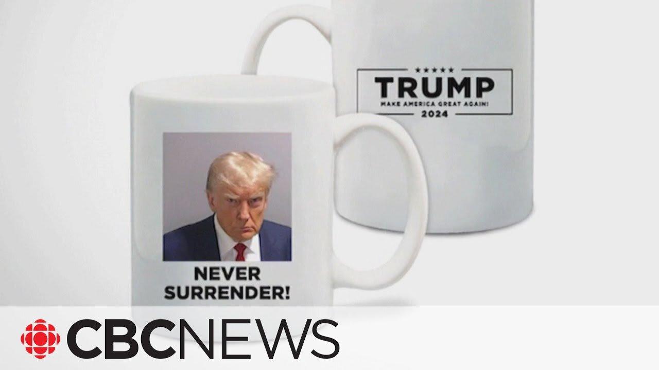 Trump turns his mugshot into campaign merch
