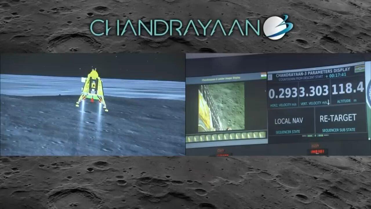 Chandrayaan-3 Final landing on Moon