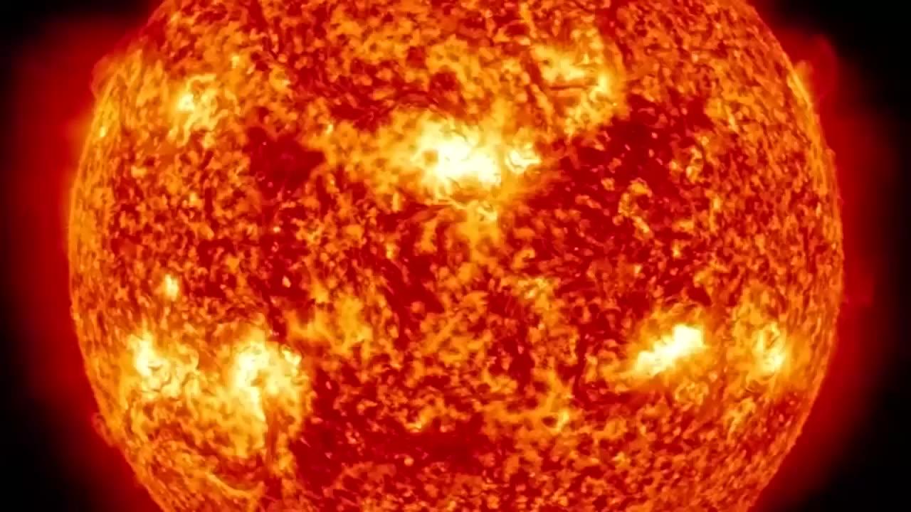 Nasa releases high-definition video of the sun.