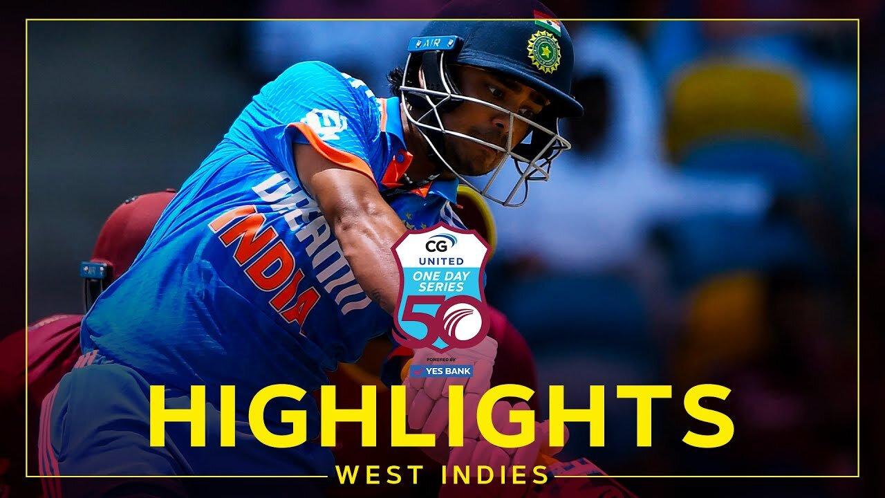 Highlights   West Indies v India   Kishan and Kuldeep Star   1st CG United ODI