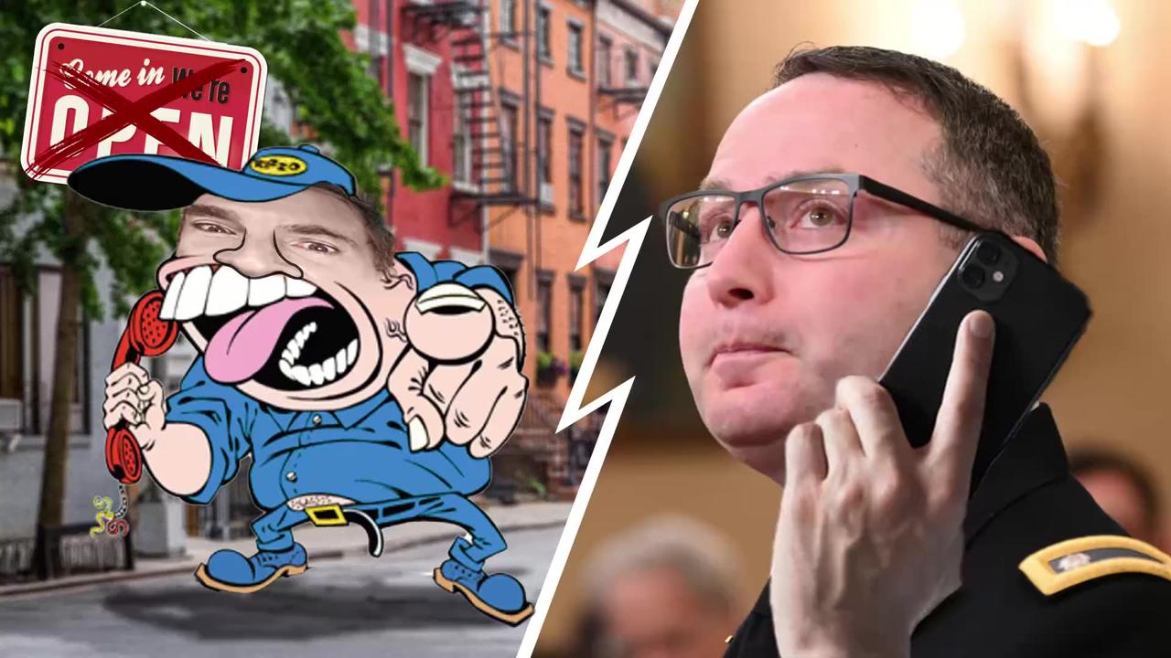 Ghost Town NYC – Did Professional Traitor Alexander Vindman Get Punked by Anit-Deep State Jerky Boy?