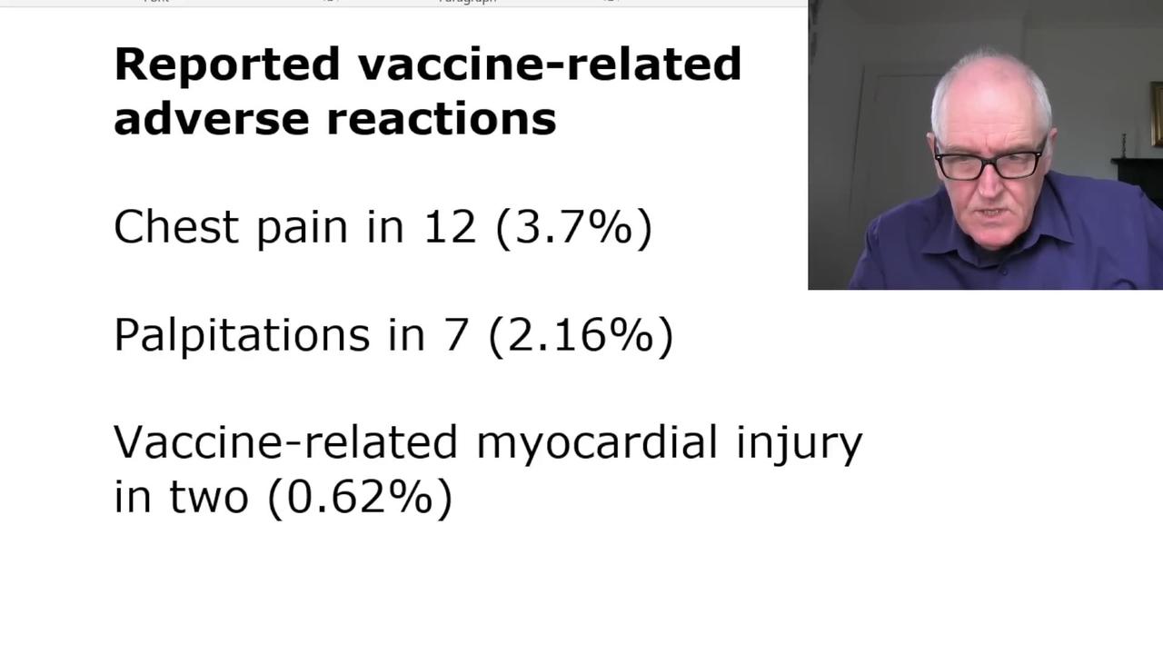 Myocarditis - Why they don't bother to report it