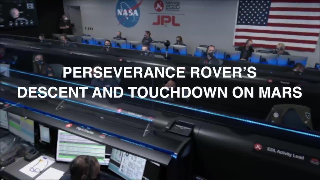 Perseverance Rover’s Descent and Touchdown on Mars