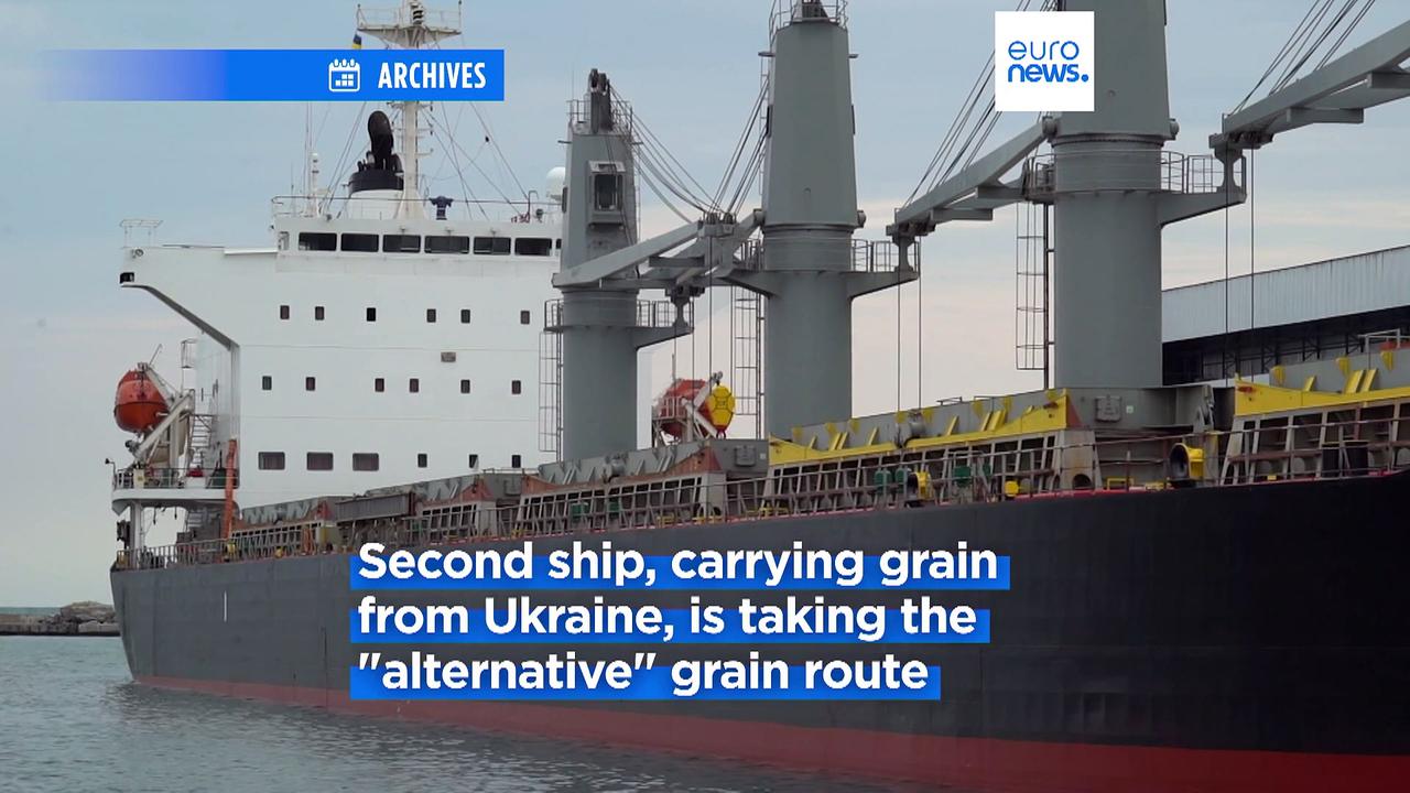 Ukraine War: Second merchant ship leaves Odesa after Russia's exit from grain deal