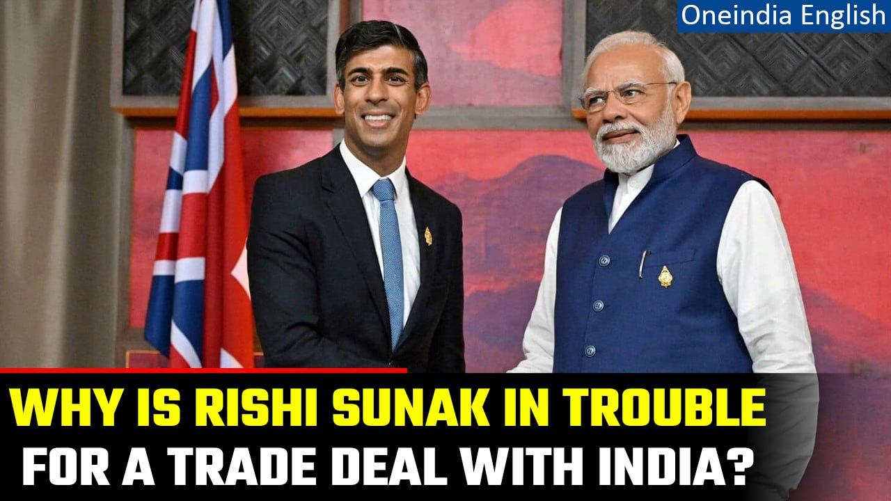 UK PM Rishi Sunak faces conflict of interest inquiries over India-UK free trade deal | Oneindia News