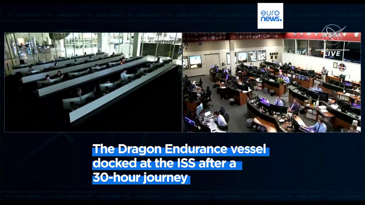 Latest SpaceX crew successfully docked at International Space Station