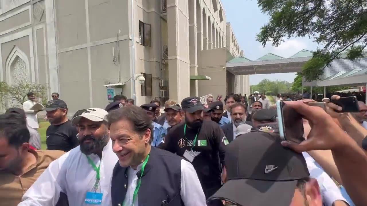 Imran khan Last Video In High Court Islamabad