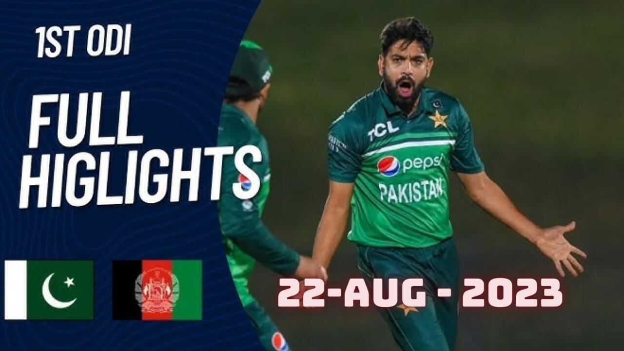 PAKISTAN VS AFGHANISTAN - FULL HIGHLIGHTS 1ST ODI 2023 -  Haris Rauf Man of the Match