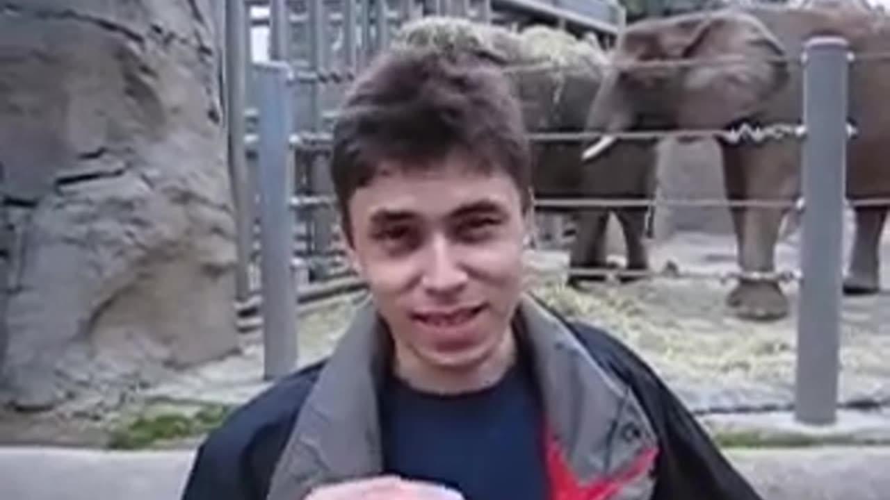 Me at the zoo one news page video