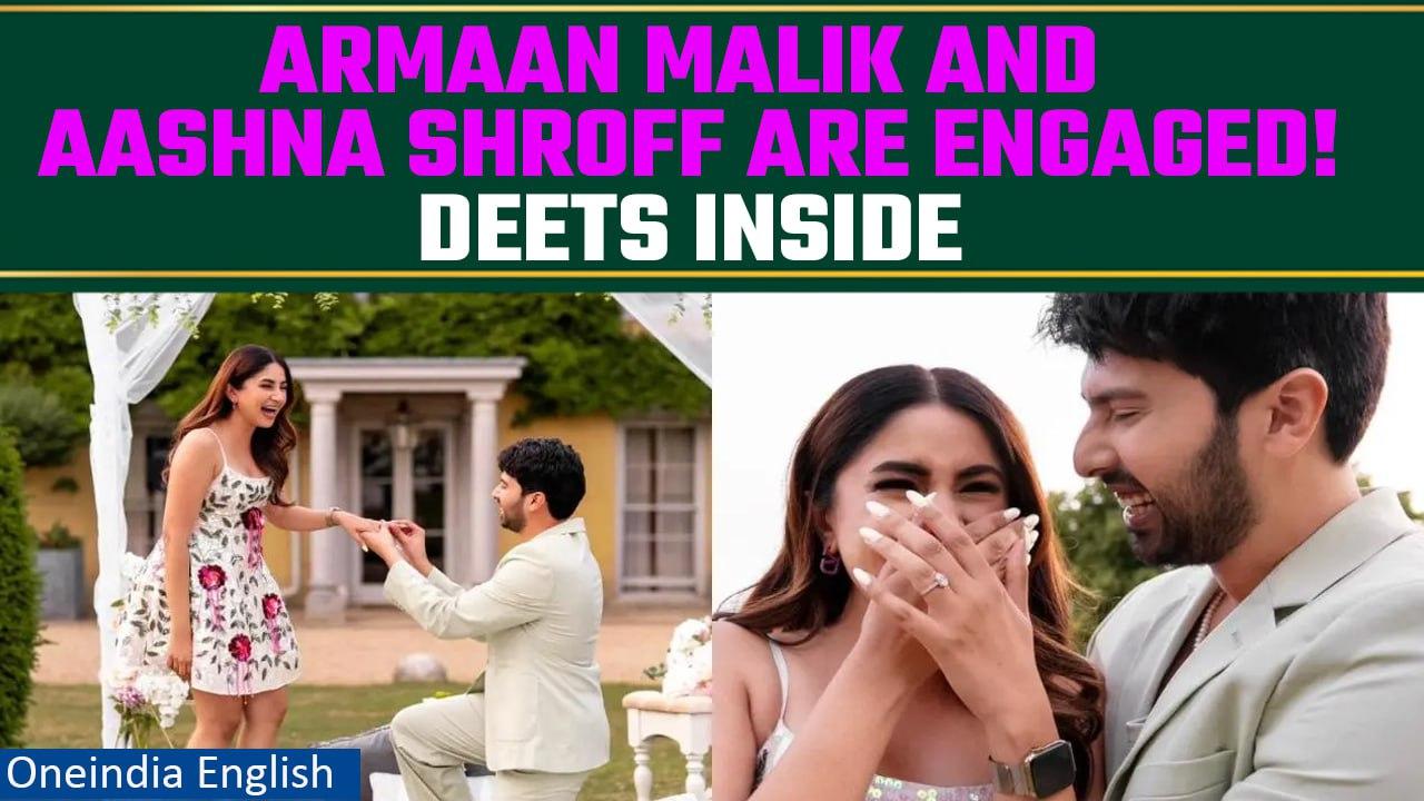 Singer Armaan Malik and fashion blogger Aashna Shroff get engaged | Know details | Oneindia News