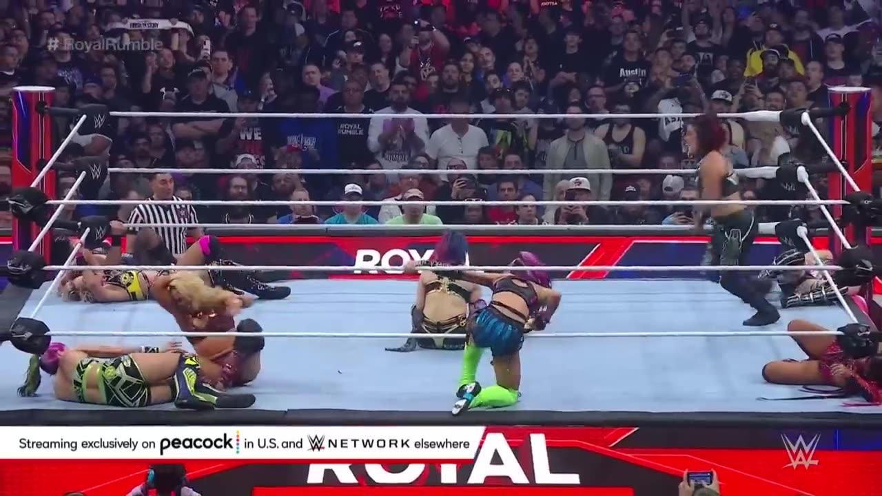 WWE wreslling Royal Rumble fight