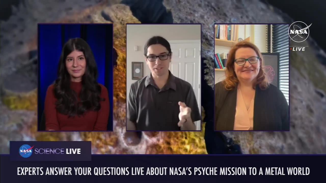 NASA Science Live Psyches Journey to a Metal World Official NASA Broadcast