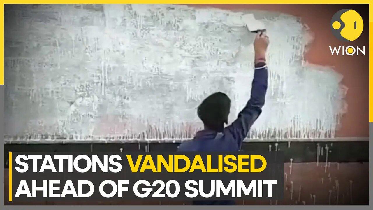 Delhi: At least 6 metro stations painted with pro-Khalistan slogans | WION Newspoint