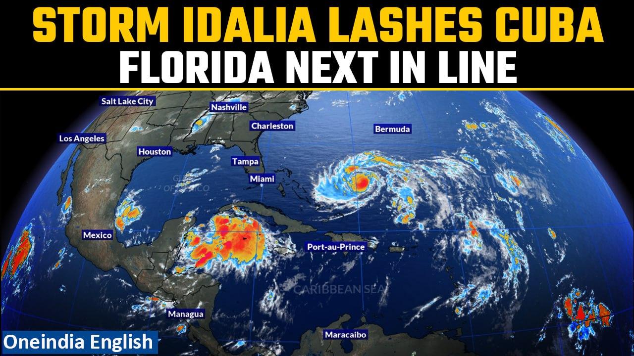 Hurricane Idalia en route to Florida after whipping Cuba with strong winds, flooding