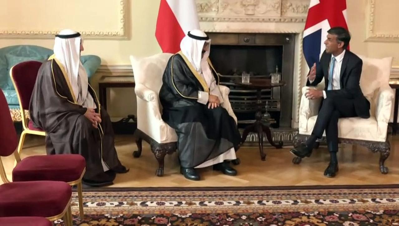 PM welcomes Kuwaiti crown prince to Downing St