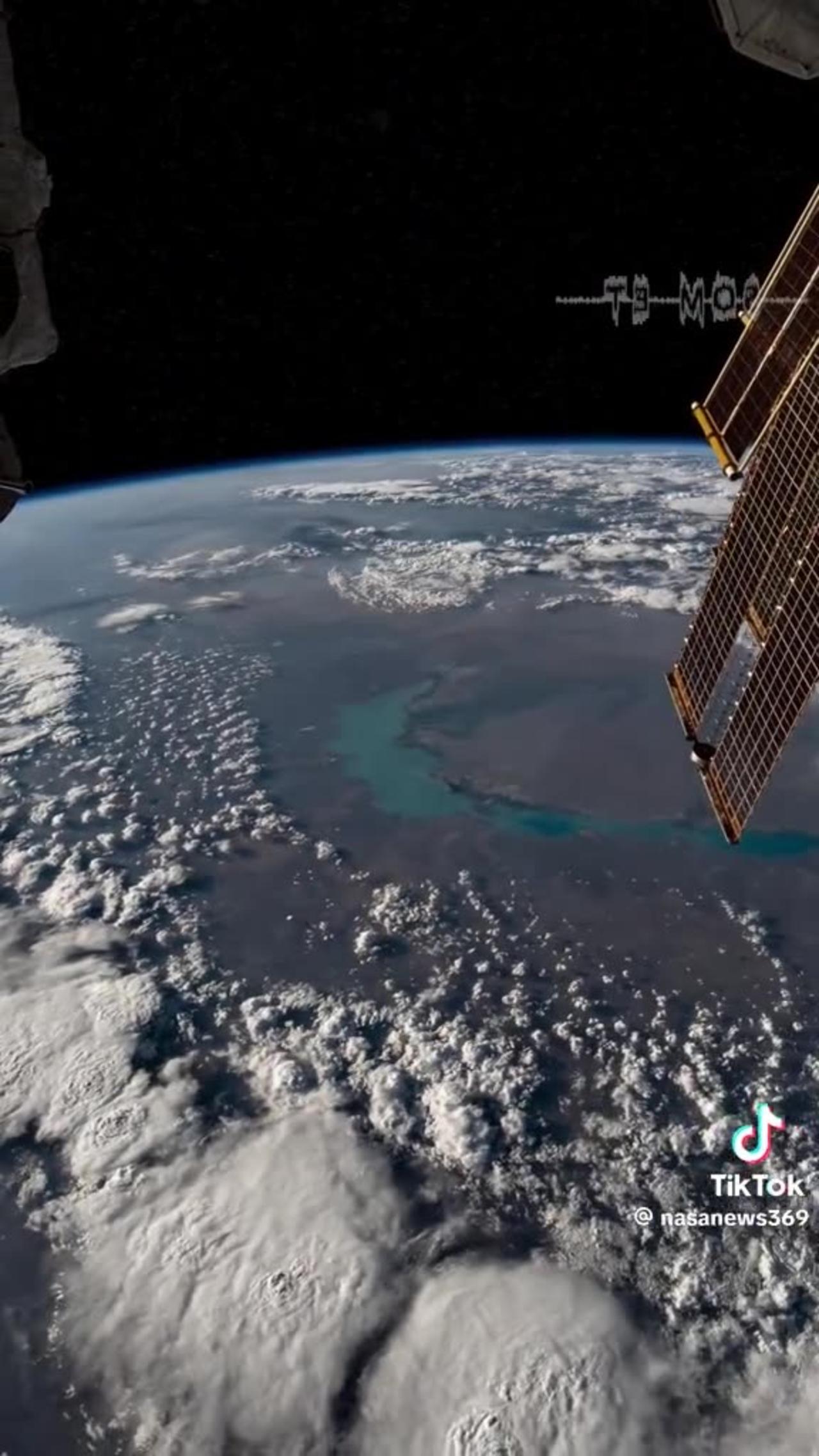 Earth View From spaceship