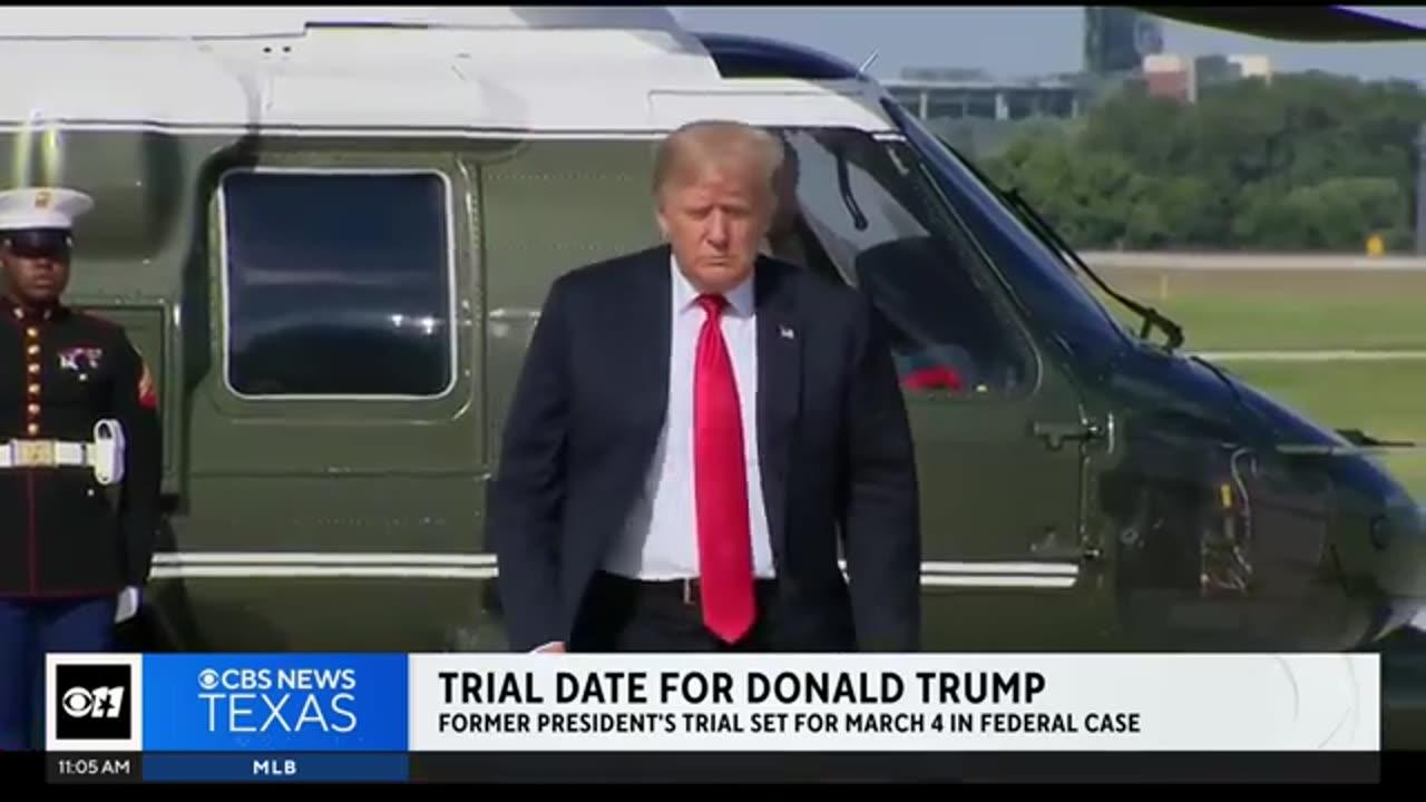 Trial date set for former President Donald Trump