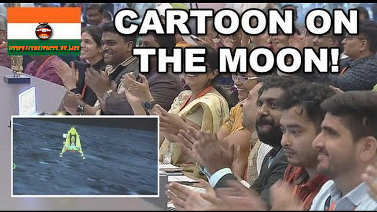India landed a REAL Cartoon on the MooN