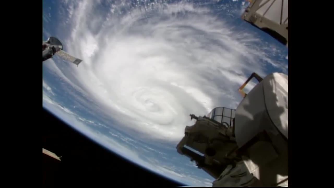 HURRICANE FRANKLIN IS SEEN FROM THE INTERNATIONAL SPACE STATION