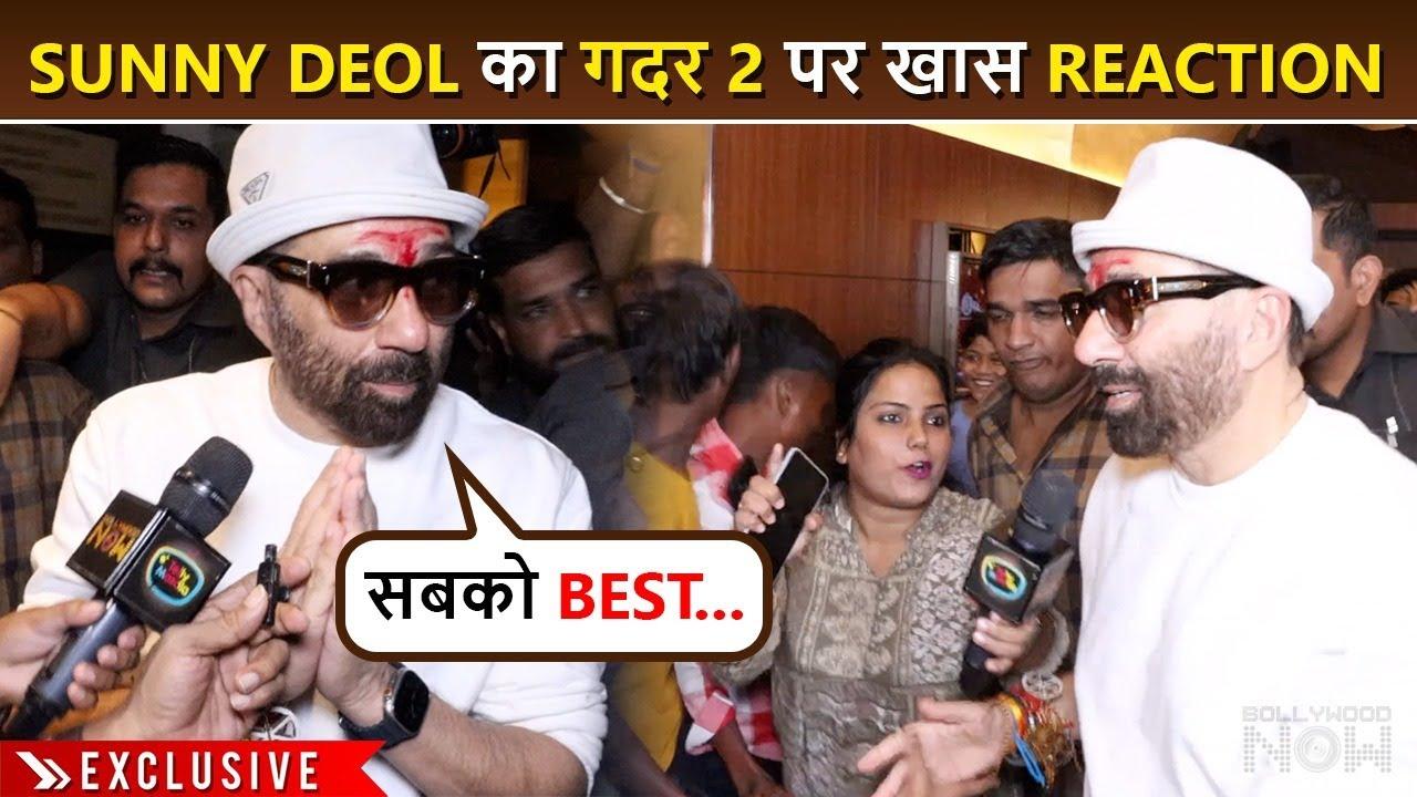 Sunny Deol's Super Exclusive Reaction On Gadar 2 Box Office Collection