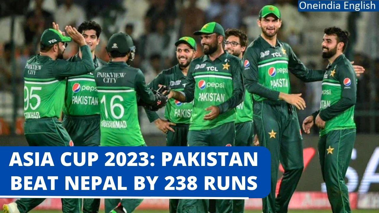 Asia Cup 2023: Pakistan Crushes Nepal by 238 Runs | PAK vs NEP Asia Cup 2023 Highlights | Babar Azam