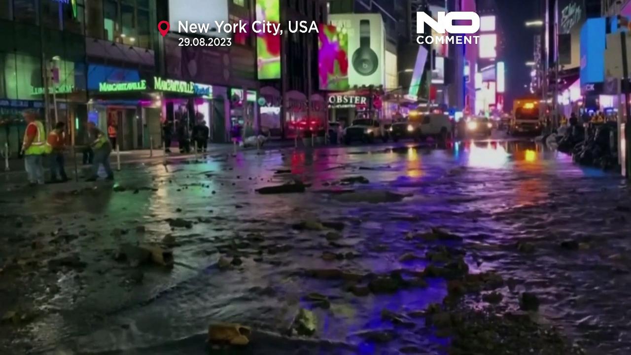 Watch: NYC transport disrupted after 127-year-old water main bursts