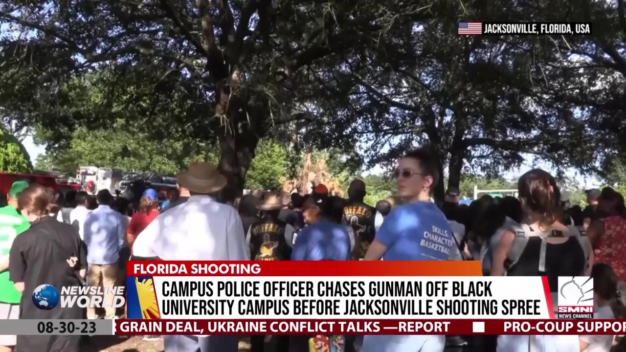Campus police officer chases gunman off black university campus before Jacksonville shooting spree