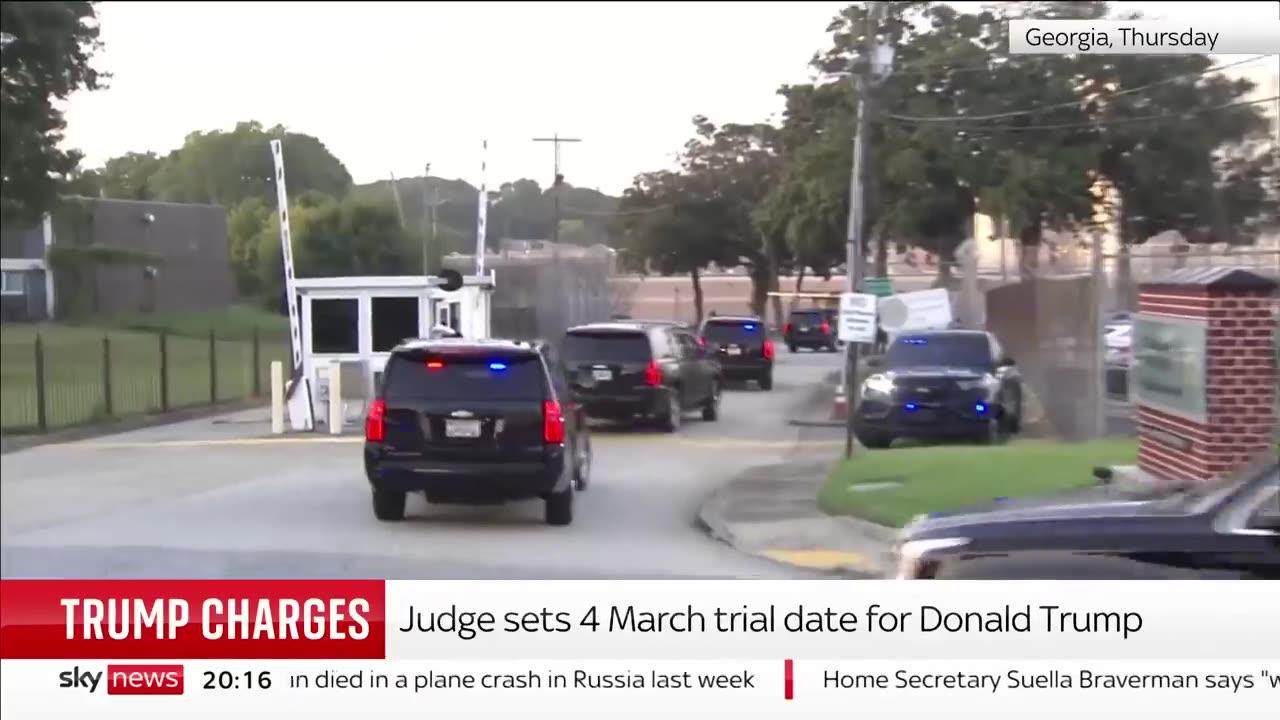 Donald Trump: Trial date set for ex-US president
