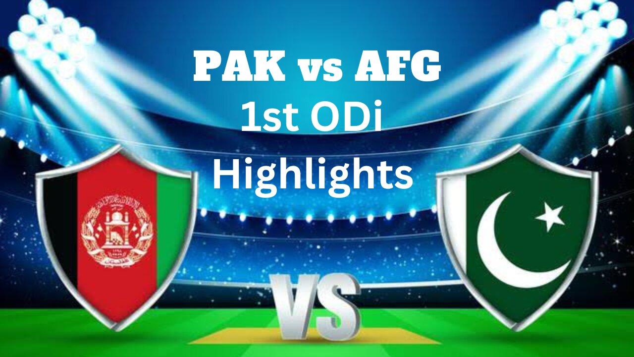 Afghanistan vs Pakistan Cricket Full Match Highlights (1st ODI) _ Super Cola Cup _ ACB