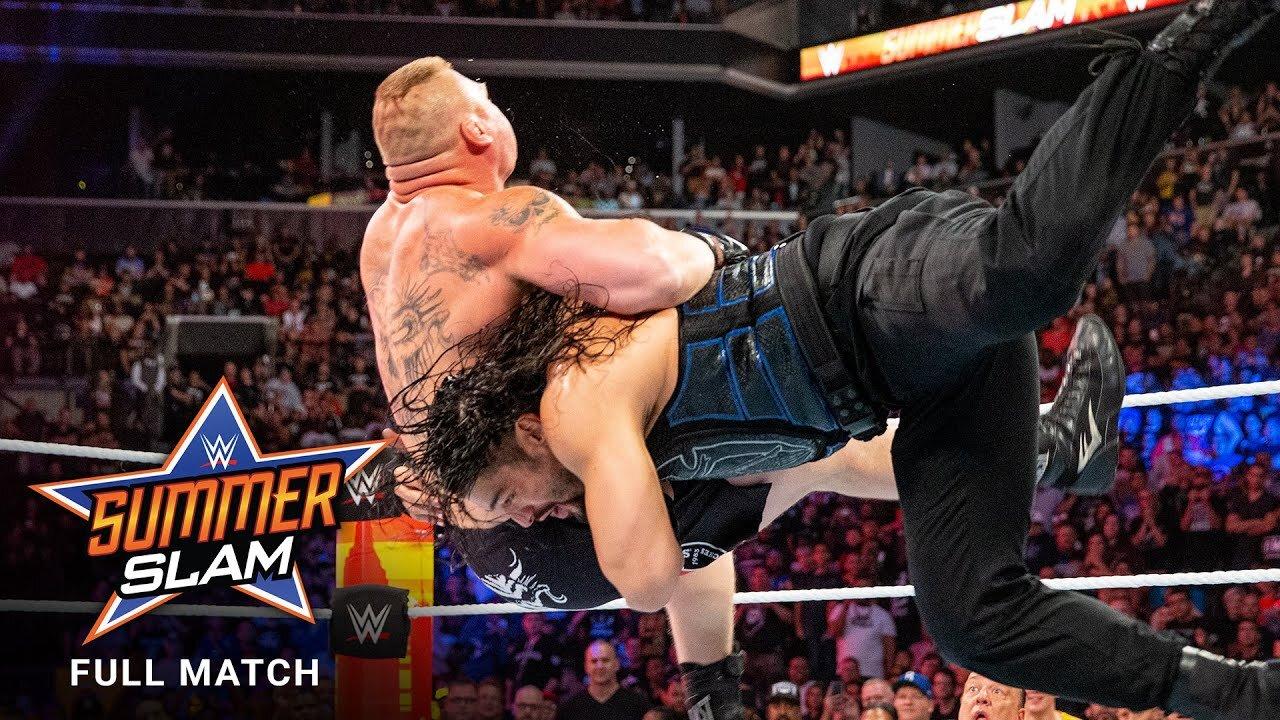 FULL_MATCH_-_Brock_Lesnar_vs._Roman_Reigns_-_Universal_Title_Match__SummerSlam(720p)