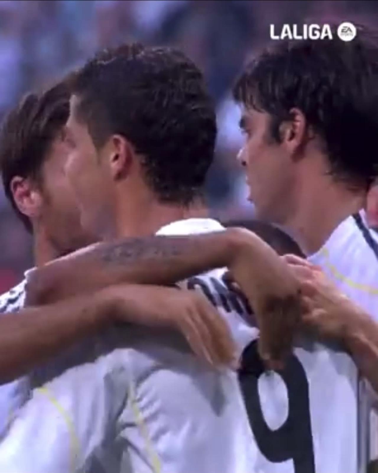 Ronaldo’s debut goal for Real Madrid