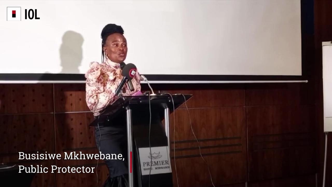 Busisiwe Mkhwebane describes her period in office as painful, stressful and difficult at times