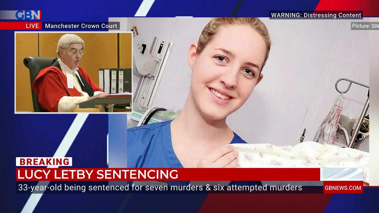 BREAKING: Lucy Letby to spend rest of life in prison for murders and attempted murders of babies