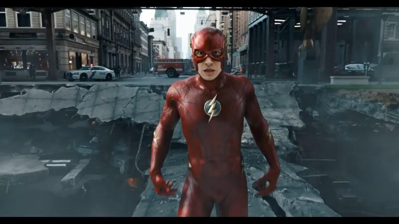 The Flash (2023) - Flash Saves the Babies Funny Scene Movieclips