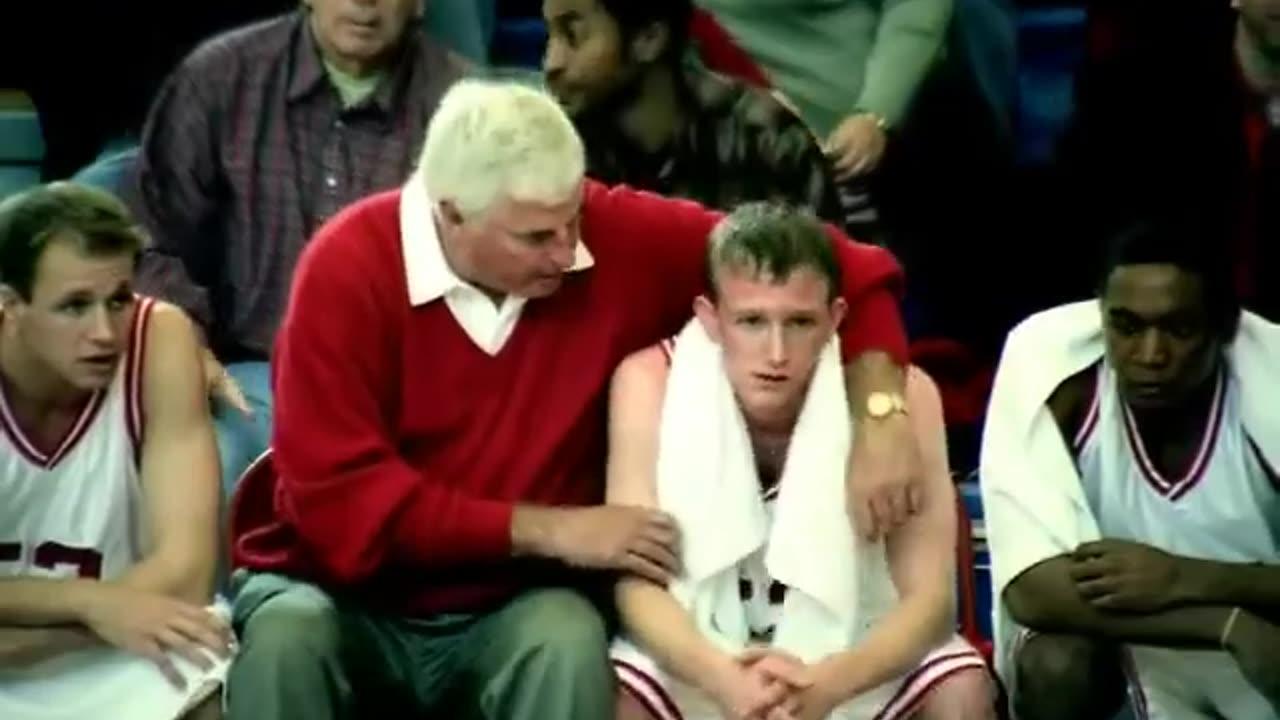 2001 - Coach Bob Knight Had His Minute Maid This Morning