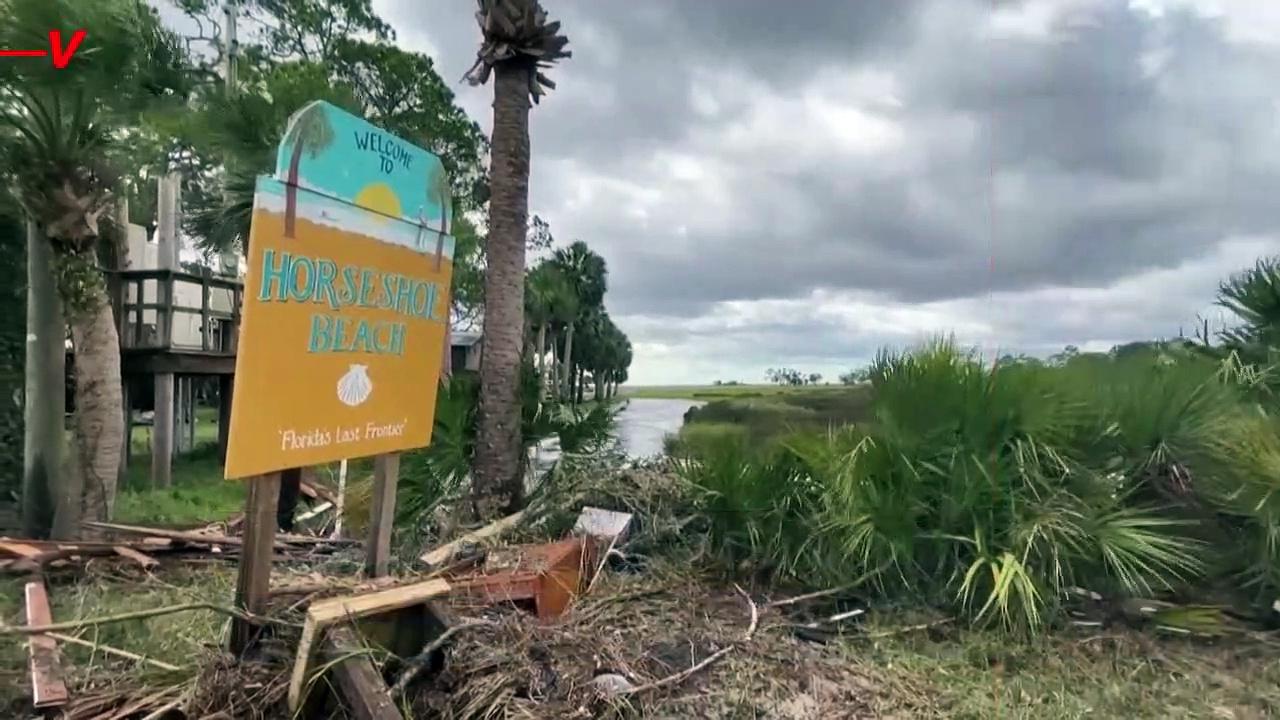 Watch How Hurricane Idalia Demolished a Florida Home