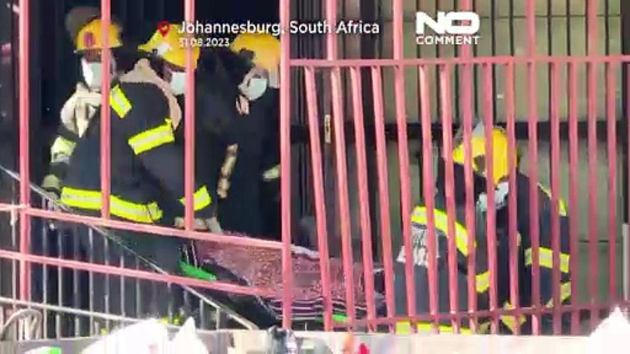 WATCH: Dozens die in Johannesburg apartment building fire