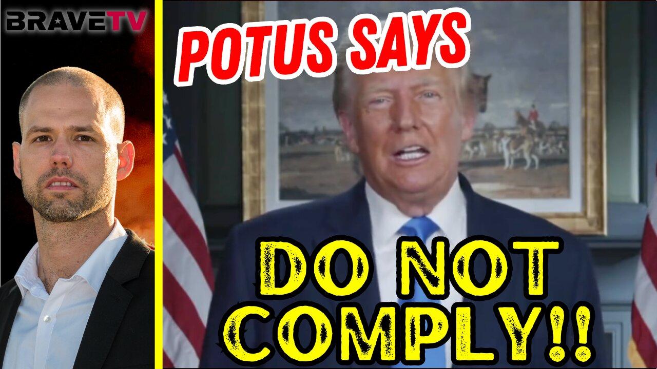 Brave TV - Aug 31, 2023 - President Trump - DO NOT COMPLY to COVID Tyranny