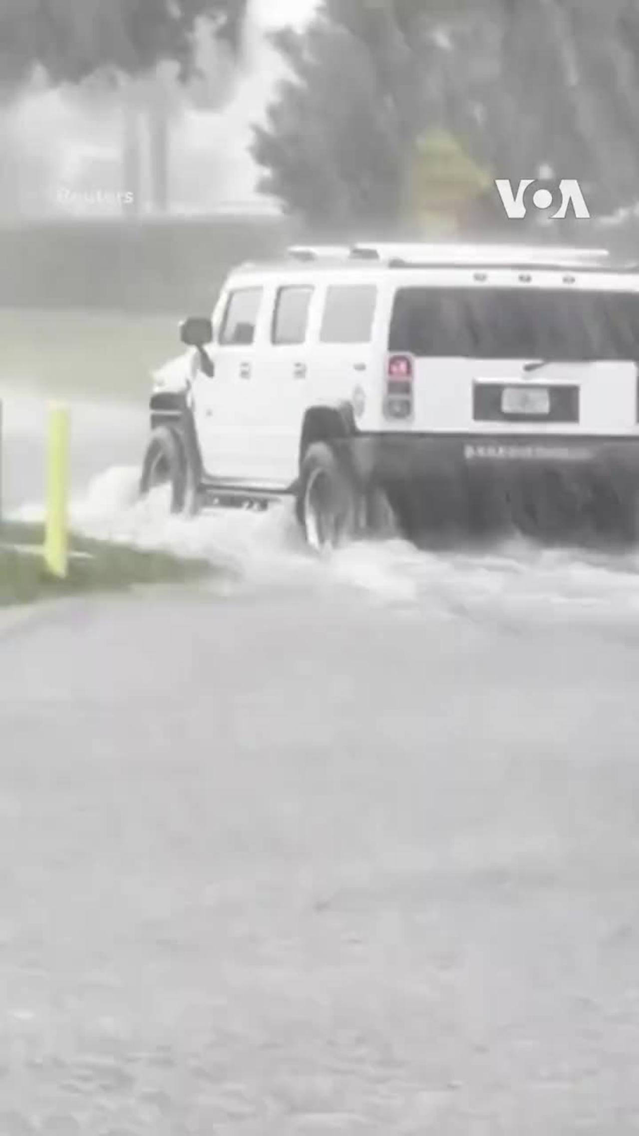 Idalia flooded the streets of Florida on Wednesday as it slammed into the Big Bend region,