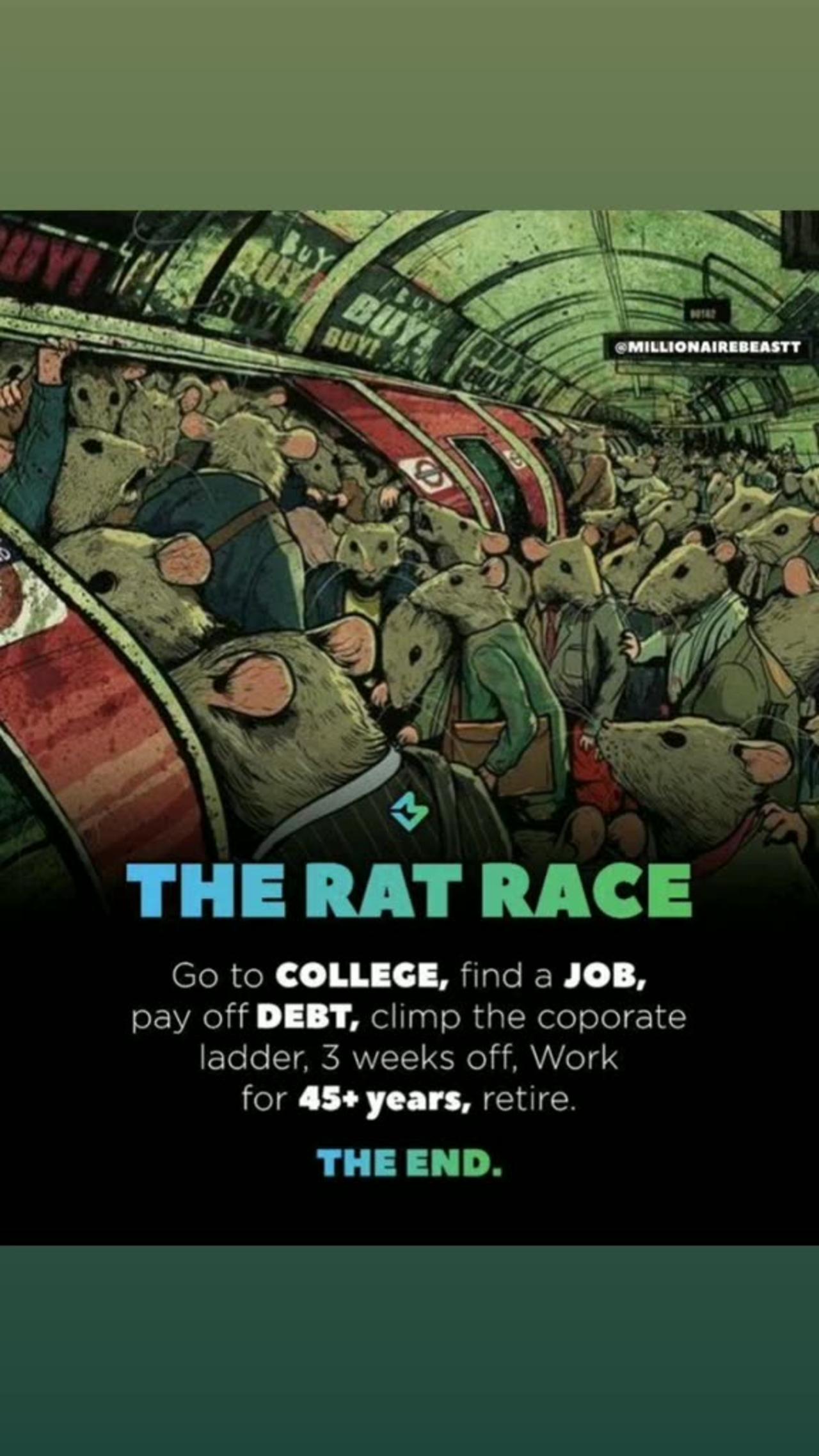 "Breaking Free from the Rat Race: Escaping Debt, 3-Week Work Cycles, and Reclaiming Your Life"