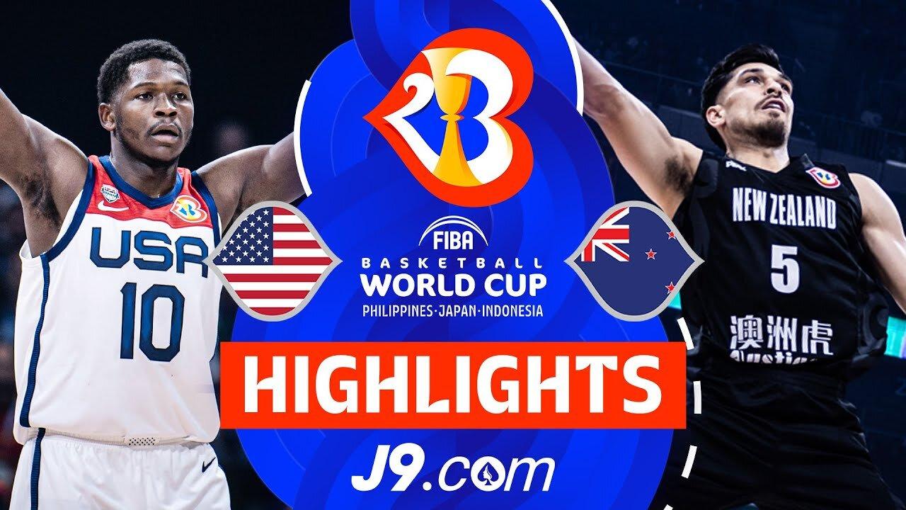 USA 🇺🇸 vs New Zealand 🇳🇿 | J9 Highlights | FIBA Basketball World Cup 2023