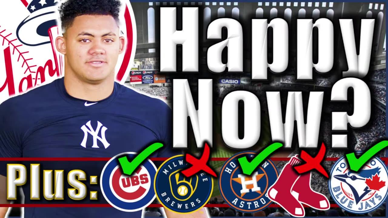 Jasson Dominguez CALLED UP By The Yankees!..Happy Now? PLUS Cubs Beat Brewers & Astros Sweep Red Sox