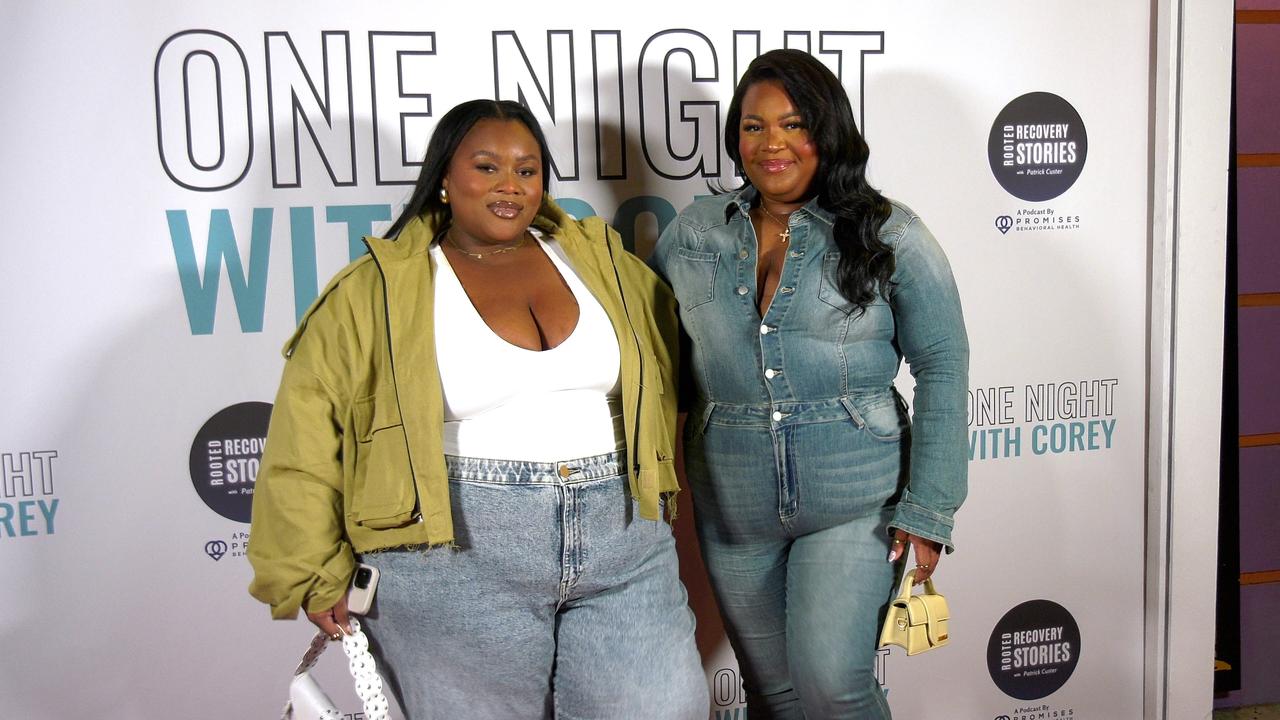 Chrissy Bingham and Kiarra Shelby 'One Night with Corey' Comedy Show Red Carpet Event