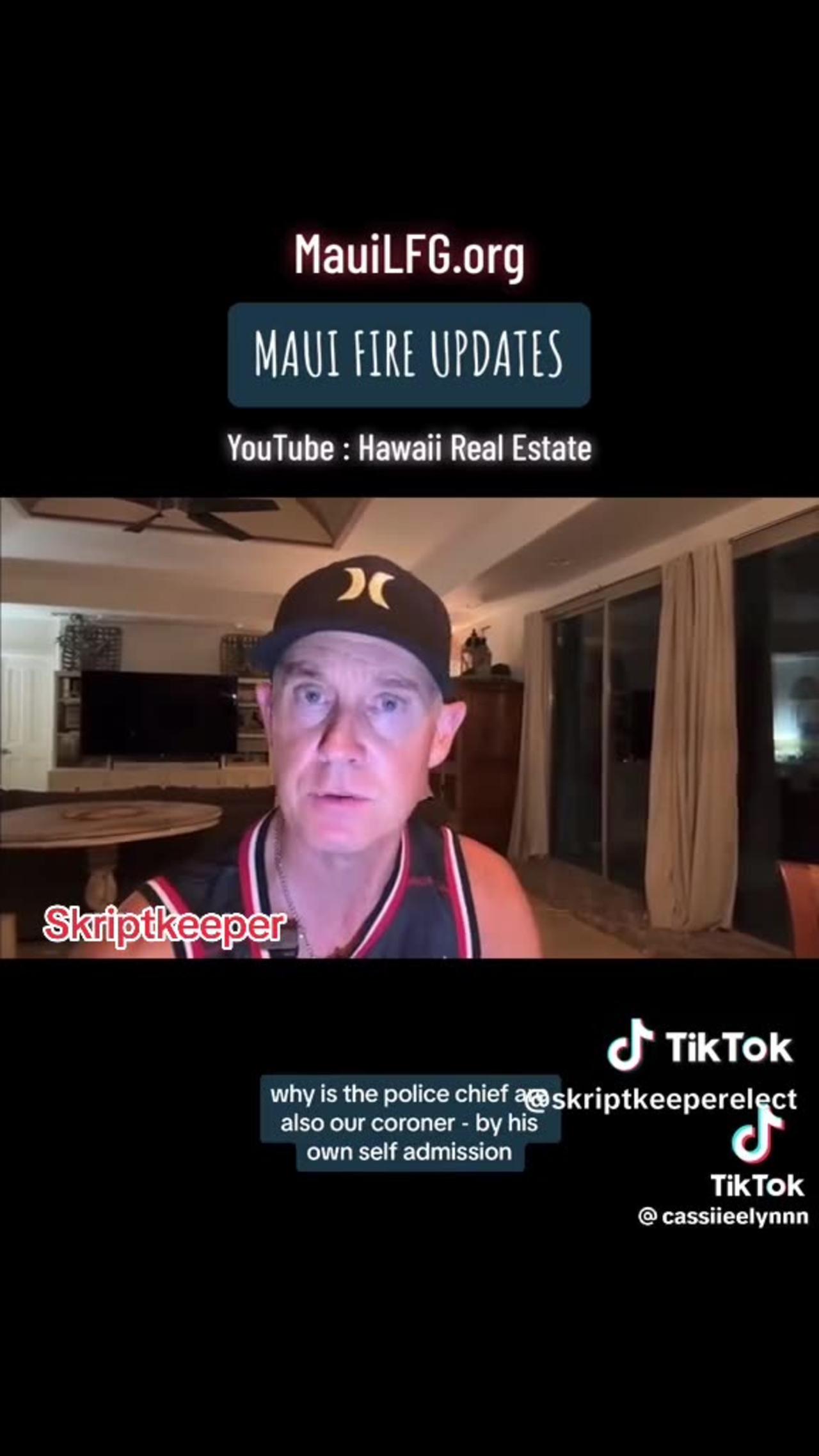 Maui Fire-  Why? Why? Why?  Too Many Unanswered Questions