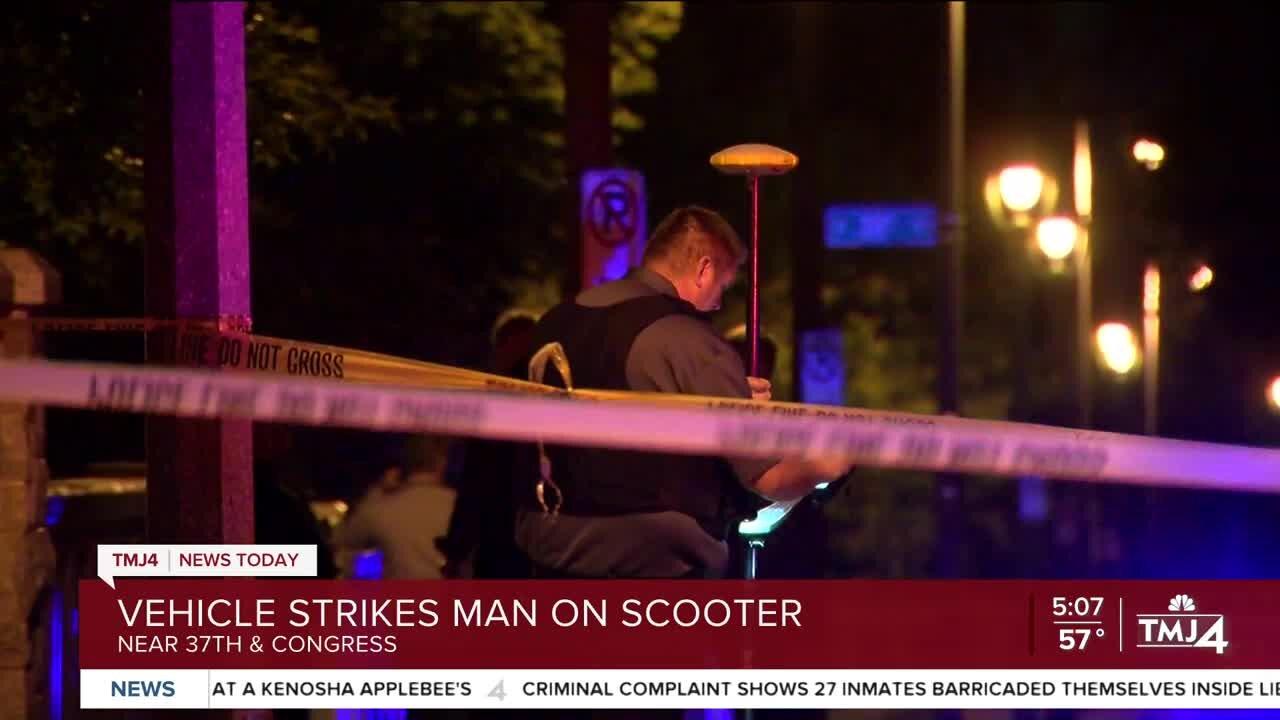 Man killed in hit-and-run while riding electric scooter near 75th and Congress