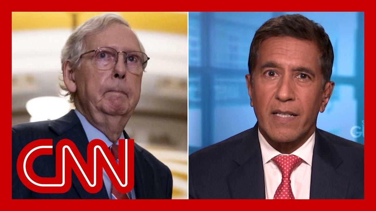 Hear what struck Gupta about McConnell appearing to freeze at news conference