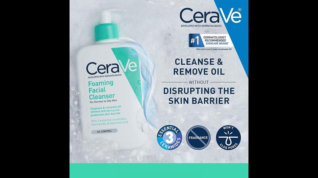 CeraVe Foaming Facial Cleanser Daily Face Wash One News Page VIDEO