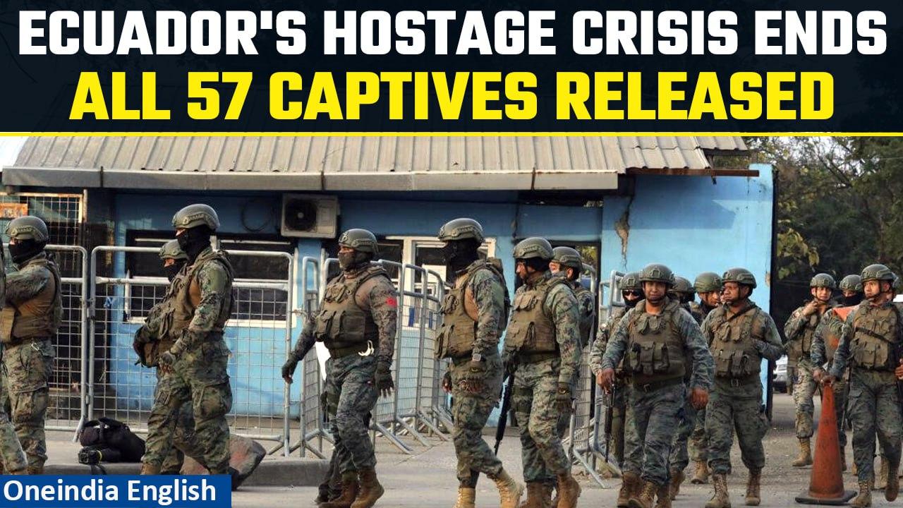 Ecuador hostage situation ends; All 57 guards, officers, held hostage released by prisoners